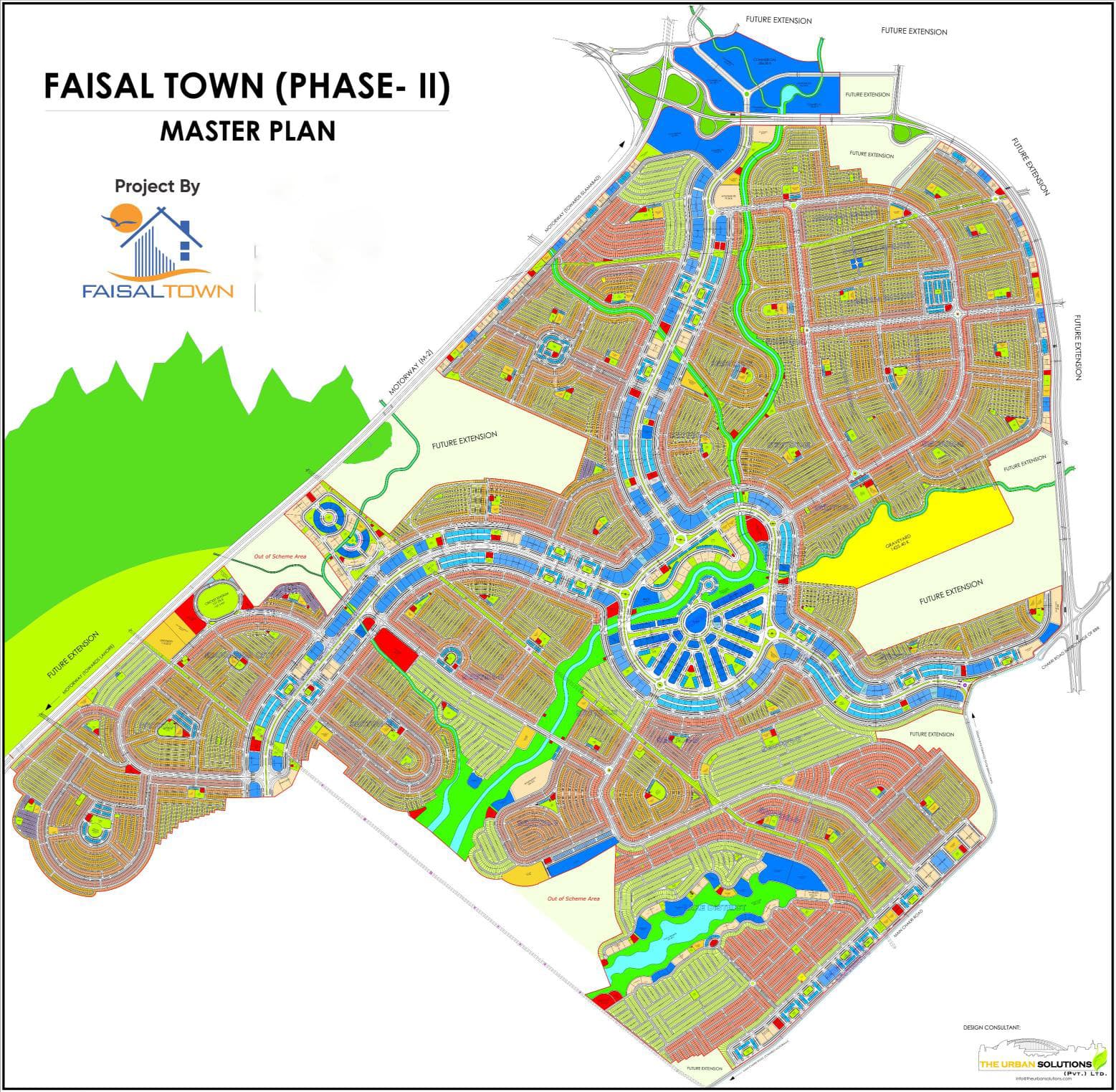 Faisal Town Phase 2 master plan 1